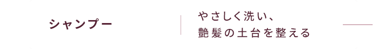 シャンプー